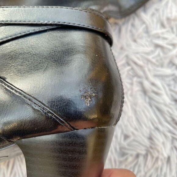 KIM ROGERS Jolie Women's 10M US Black Knee High Boots Faux Leather - Picture 13 of 16